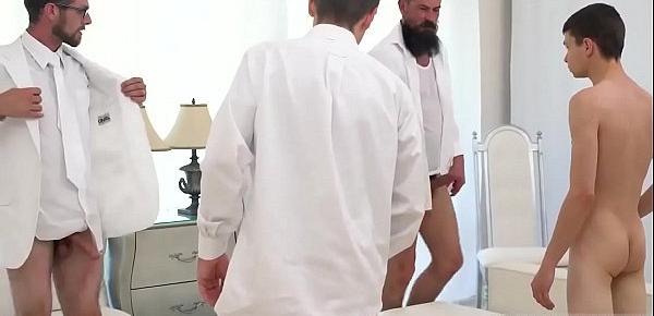  Retarded guys having gay sex Elders Garrett and  Xanders walked